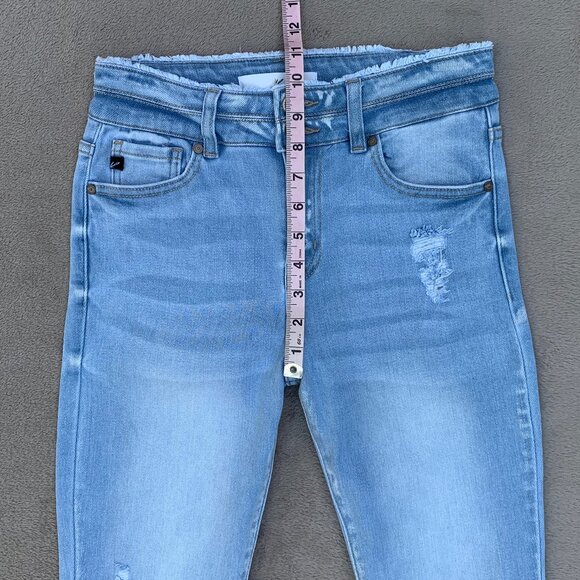KanCan Dual Button High Rise Skinny Jeans Sz 26/5 - Picture 12 of 14